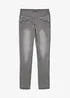 Jeans ultra elasticizzati con bordo vita comodo straight, vita media, bonprix