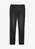 Jeans ultra elasticizzati con bordo vita comodo straight, vita media, bonprix
