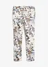 Pantaloni elasticizzati a fiori, bonprix