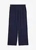 Pantaloni cropped in jersey di misto viscosa fluente, bonprix