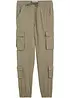 Pantaloni cargo elasticizzati con elastico in vita, regular fit, bonprix