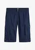 Bermuda cargo lunghi in fresco misto lino, regular fit, bonprix