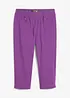 Pantaloni capri elasticizzati con elastico in vita, bonprix