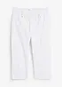Pantaloni capri elasticizzati con elastico in vita, bonprix