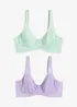 Reggiseno minimizer con spalline imbottite (pacco da 2), bonprix