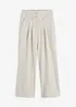 Pantaloni svasati, a vita alta, bonprix