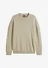 Maglione a girocollo con cotone, loose fit, bonprix