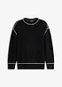 Maglione con cotone riciclato, loose fit, bonprix