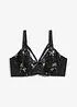 Reggiseno minimizer con ferretto e ricami, bonprix
