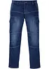 Jeans cargo elasticizzati regular fit, straight, bonprix