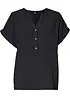 Blusa a maniche corte in mussola, bonprix