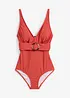 Costume intero con scollatura a V ed effetto modellante leggero, bonprix