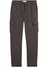 Pantaloni cargo in puro cotone loose fit, straight, bonprix