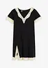 Camicia da notte corta con pizzo delicato, bonprix