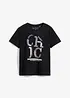 T-shirt con stampa glitterata, bonprix