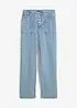 Jeans elasticizzati straight, a vita media, bonprix