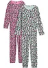 Pigiama con cotone biologico (pacco da 2), bonprix