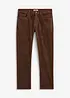Pantaloni di velluto a coste elasticizzato con taglio comfort, regular fit, bonprix