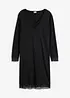 Camicia da notte con inserti in pizzo in cotone biologico, bonprix