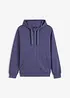 Felpa con zip e cappuccio, bonprix