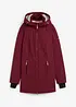 Softshell tecnico lungo con pile effetto peluche, bonprix