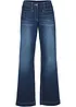 Jeans wide leg con bordo vita confortevole, vita media, bonprix
