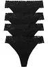 Perizoma con cotone (pacco da 4), bonprix