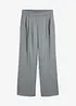 Pantaloni in misto lana con pinces, bonprix