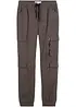 Pantaloni cargo in puro cotone con elastico in vita, regular fit, bonprix