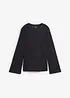 Maglia a maniche lunghe Essential, in cotone pesante, bonprix