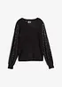 Maglione fluido in filato fine misto viscosa, bonprix