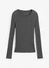 Maglione a costine in lana merino, bonprix