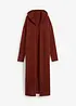 Maxi cardigan in filato piumato soffice, bonprix
