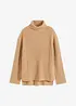 Maglione a collo alto in puro cotone, bonprix