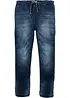 Jeans in felpa con elastico in vita regular fit, straight, bonprix
