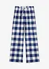 Pantaloni pigiama lunghi in flanella, bonprix