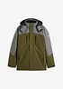 Giacca tecnica invernale impermeabile con cappuccio staccabile, bonprix