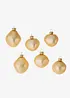 Palline di Natale di forma organica (pacco da 6), bonprix