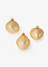 Palline di Natale di forma organica (pacco da 3), bonprix