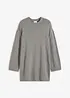 Maglione lungo in filato fine con spacchi laterali in misto viscosa, bonprix