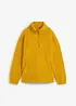 Pile oversize con collo dritto e tasche, bonprix