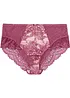 Culotte a vita alta con pizzo delicato, bonprix