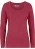 Maglia elasticizzata aderente a maniche  lunghe, bonprix