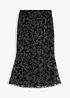 Gonna midi in mesh delicato, bonprix