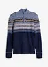 Maglione norvegese con colletto dritto, bonprix