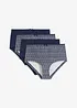 Culotte a vita alta con cotone biologico (pacco da 4), bonprix