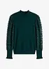 Maglione a collo alto in misto viscosa fluente, bonprix