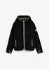 Giacca in pile teddy con cappuccio, bonprix