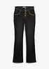 Jeans termici bootcut a vita media, bonprix
