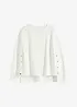 Felpa oversize in puro cotone biologico, bonprix